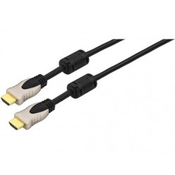 Monacor HDMC-150M/SW Kabel połączeniowy HDMI™ High-Speed, 1.5m